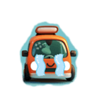車顔スタンプ（個別スタンプ：14）