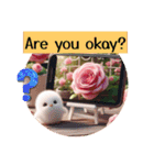 [大きな文字のスタンプ]薔薇 英語版（個別スタンプ：6）