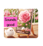 [大きな文字のスタンプ]薔薇 英語版（個別スタンプ：7）