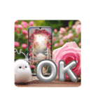 [大きな文字のスタンプ]薔薇 英語版（個別スタンプ：11）