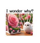 [大きな文字のスタンプ]薔薇 英語版（個別スタンプ：12）