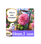 [大きな文字のスタンプ]薔薇 英語版（個別スタンプ：18）