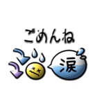 ぷっくりスマイル♡カラフル吹き出し（個別スタンプ：15）