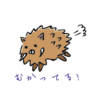 ゆるゆるな動物たちのスタンプ（個別スタンプ：3）