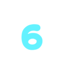 3-3ひらがな(ミズイロ)アレンジ用等 平仮名（個別スタンプ：19）