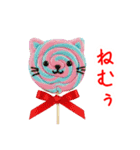 ペロペロキャンデーの猫、ペロっと一言（個別スタンプ：10）