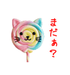 ペロペロキャンデーの猫、ペロっと一言（個別スタンプ：21）