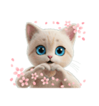 【ハート猫】（個別スタンプ：8）