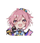 推しが尊い！アイドルガールズ（個別スタンプ：1）