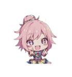 推しが尊い！アイドルガールズ（個別スタンプ：4）