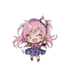推しが尊い！アイドルガールズ（個別スタンプ：5）