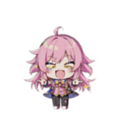 推しが尊い！アイドルガールズ（個別スタンプ：7）