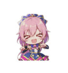 推しが尊い！アイドルガールズ（個別スタンプ：8）