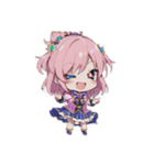 推しが尊い！アイドルガールズ（個別スタンプ：9）