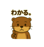 カワウソのつぶやき2（個別スタンプ：11）