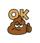 色んな表情するうんち（個別スタンプ：1）