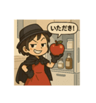 将来有望な未熟怪盗（個別スタンプ：1）