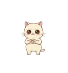 【ハートねこ】（個別スタンプ：1）