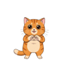 【ハートねこ】（個別スタンプ：3）
