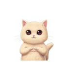 【ハートねこ】（個別スタンプ：5）
