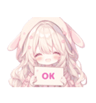 ももちゃんと代理ちゃんスタンプ（個別スタンプ：13）