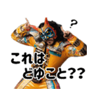 ばかレスラー。(明るく毎日使えるバカ返信)（個別スタンプ：27）