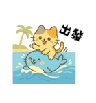 小発喵・さわやか夏スタンプ（個別スタンプ：2）