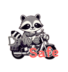 小さなアライグマの生活 (えいご) Ver6（個別スタンプ：17）