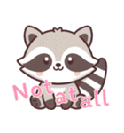 小さなアライグマの生活 (えいご) Ver6（個別スタンプ：20）