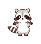 小さなアライグマの生活 (えいご) Ver6（個別スタンプ：34）