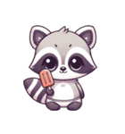 小さなアライグマの生活 (にほんご) Ver6（個別スタンプ：32）
