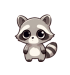 小さなアライグマの生活 (にほんご) Ver6（個別スタンプ：36）