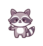 小さなアライグマの生活 (にほんご) Ver6（個別スタンプ：40）