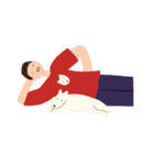 リッチを囲む仲間たち（個別スタンプ：22）