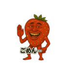 くだものシリーズいちごのおっさん①（個別スタンプ：17）