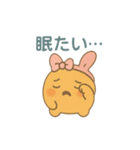 ぷにリボちゃんのきもち伝えるスタンプ（個別スタンプ：6）
