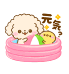 梅雨初夏♡トイプードルとぺんぺん（個別スタンプ：27）