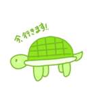 さえこ画伯 ハンコ④ 「カメウサヒヨ地球」（個別スタンプ：1）