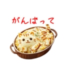 グラタンの猫、ふぅふぅ一言（個別スタンプ：13）