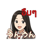 オタ活JKの日常スタンプ タイ×日本語（個別スタンプ：40）