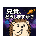 ハリネズミと宇宙の旅@SFW（個別スタンプ：13）