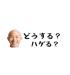 省スペースはげ。毎日使えて超便利返信！（個別スタンプ：15）