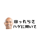 省スペースはげ。毎日使えて超便利返信！（個別スタンプ：20）