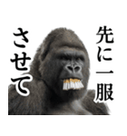 ヤニカス・タバコ好き返信ゴリラ（個別スタンプ：3）