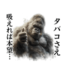 ヤニカス・タバコ好き返信ゴリラ（個別スタンプ：10）