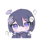 紫ちゃんの日常スタンプ（個別スタンプ：12）