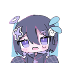 紫ちゃんの日常スタンプ（個別スタンプ：14）