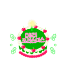 きれいなお祝いケーキ (韓国語)（個別スタンプ：10）