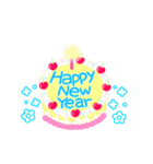 きれいなお祝いケーキ (英語)（個別スタンプ：9）