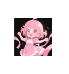 ラブリーチュ 韓国語 日本語（個別スタンプ：5）